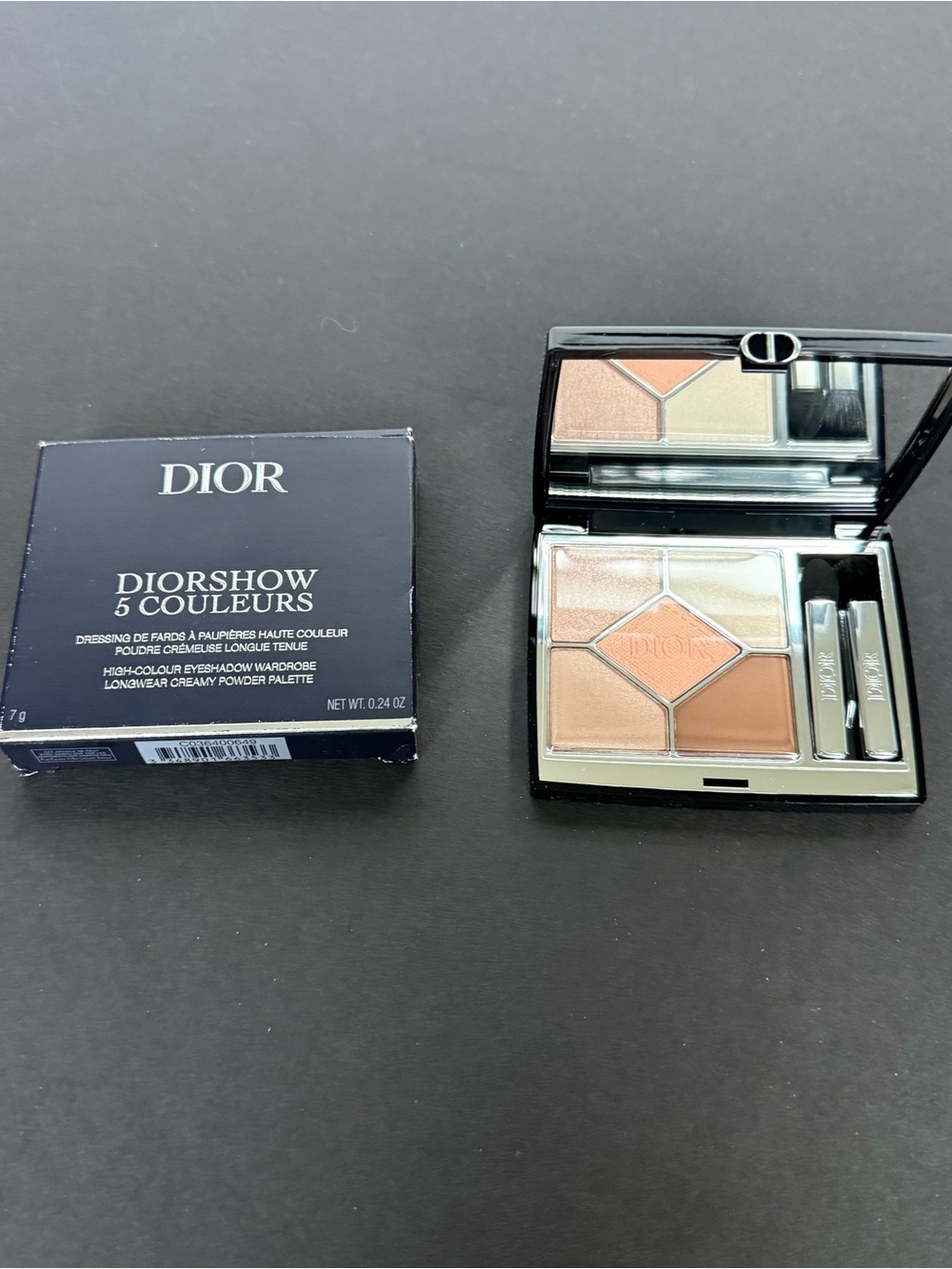 New! Diorshow 5 Couleurs Eyeshadow Palette —Peach, Champagne, Bronze, Warm Brown